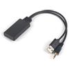 Bediffer Cavo Audio Bluetooth per Auto, 3,5 Mm / 0,14 Pollici Cavo Audio AUX per Auto Adattatore per Ricevitore Bluetooth Senza Fili Accessori per Auto Stereo per Musica Stereo HIFI,Kit Bluetooth per auto