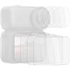 Goktvai 4 Set Pellicole Protettive per Dji Osmo Nano, Pellicola Protettiva Schermo Vetro Temperato Durezza Antigraffio 9H Pellicola Protettiva Obiettivo Ultra HD Senza Bolle Protezione