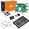 PiiKit Starter Kit per Raspberry Pi 5 2 GB - Server Edition | Scheda MicroSD 32 GB | Alimentatore 27 W | Active Cooler | Bumper in Silicone