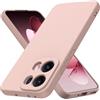 Byvuwiay Cover per Oppo Reno13 Pro 5G/ Reno 13 Pro 5G, Morbida Silicone Liquida TPU Protettivo Ultra Slim Custodia Antiurto - rosa
