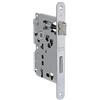 effedielle Agb Serratura con Chiave Patent Piccola Entrata 50 Bordo Tondo Cromo Opaco