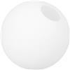 DOITOOL Paralume in Vetro Bianco Smerigliato Tondo per Lampada a Sospensione e Applique da Parete, Compatibile Versatile Bagliore Soffuso per Corridoi e Case