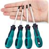 EMMALOUISESMITH Set di 4 cacciaviti speciali tipo U M1.7 / M2.0 / M2.3 / M2.6 U a forchetta tipo cacciavite magnetico multifunzione manuale kit viti a testa piatta magnetico tipo M