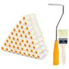 CYZBL 22 Pezzi Mini Manicotti e Telaio per Rulli di Verniciatura Set, 10cm Rullo in Microfibra a Pelo Corto Professionale, Piccole Coperture per Rulli di Vernice Decorazione e Pittura con Pennello