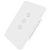 Jinvoo Interruttore luce intelligente, interruttore luce Zigbee, 3 marce (Bianco)