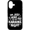 Funny Karaoke Joke Gift Custodia per iPhone 17 I'm Just Here for Karaoke Night Singing Party Music Machine