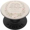 Faith & Purpose Christian Collective Fede cristiana Bibbia Versi Filippesi Preghiera Floreale PopSockets PopGrip Adesivo