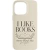 Books Over People Co Custodia per iPhone 14 Pro Max Amante dei libri Lettura Bibliofilo Bookworm Lettore introverso