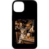 Yorkie Pub Paws Custodia per iPhone 13 Divertente Yorkie Dog Bere Birra al Pub