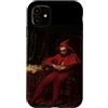 Art Pop Mobile Gallery Custodia per iPhone 11 Sad Court Jester Stancyk Seduto Polacco Rosso Fool Belle Arti