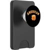 Chow Line American cheese divertente college team logo inglese immagine testo PopSockets PopWallet per MagSafe