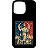 Moon female Goddess Huntress Artemis Myt Custodia per iPhone 15 Pro Max Artemide Luna femmina Dea Cacciatrice Foresta Frecce
