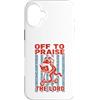 Frog Faith Revival Custodia per iPhone 16 Plus Fuori per lodare Dio il Signore - Divertente umorismo Christian Frog