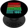 Lustige Geburtstagssprüche zum 35. B-Day 35° compleanno leggendario dal dicembre 1991 frase compleanno PopSockets PopGrip Adesivo