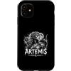 Greek Mythology Artemis Moon hunter Godd Custodia per iPhone 11 Artemide Cacciatore di Luna Dea Cacciatrice Foresta ARTEMIS