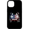 Paint Dripping Patriotic 4th of July US Custodia per iPhone 13 Flying Spaghetti Monster FSM Pastafari Bandiera Americana Drip
