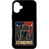 Cerberus Greek Mythology Underworld Hell Custodia per iPhone 16 Plus Cerberus Trinferno a tre teste Guardiano Dell'Ade
