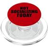 Miftees Sarcastic Tees NON SOCIALIZZARE OGGI PopSockets PopGrip per MagSafe
