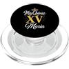 Mis Quince Maria Tees Mis Quince Maria 15 Quinceanera Messicano Compleanno XV Festa PopSockets PopGrip per MagSafe
