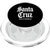 NorCal Tee Co Spiaggia di Santa Cruz, California, Foresta retrò, NorCal Surf 831 PopSockets PopGrip per MagSafe