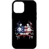Paint Dripping Patriotic 4th of July US Custodia per iPhone 12 mini Flying Spaghetti Monster FSM Pastafari Bandiera Americana Drip