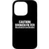 Funny Saying & Funny Designs Custodia per iPhone 14 Pro Attenzione: Filtro rotto... Cool Funny Saying Attitude Novità