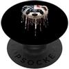 Paint Dripping Patriotic 4th of July US Furetto Bandiera Americana USA Drip Graffiti Amante Patriottismo PopSockets PopGrip Adesivo