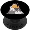 Cute Meowtain Kitty Pile Anime Cat Gifts Pile Cats Anime Gatto Montagna Pile Di Gatti Kawaii Chibi Kitty PopSockets PopGrip Adesivo