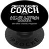 Cheer Captain And Cheerleader Gifts For Cheerleading Coach Definizione Orgoglioso Cheer Divertente Cheerleader PopSockets PopGrip Adesivo