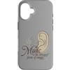 Retro Music Design Custodia per iPhone 16 La musica è la forma più forte di musica retrò magica