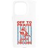 Frog Faith Revival Custodia per iPhone 15 Pro Fuori per lodare Dio il Signore - Divertente umorismo Christian Frog