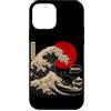 Bruh Wave Cat Japanese Surfing Art Custodia per iPhone 12 mini Bruh Surfing Cat Great Wave Kanagawa Cultura giapponese Otaku