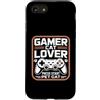 Cat Gaming Controller Lover Custodia per iPhone SE (2020) / 7/8 Gamer Cat Lover Premi Start Pet Cat