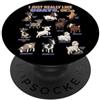 Goat Breeds Farm Animal Cute Goats DonaO Mi piacciono davvero le capre Ok Farm Animal Lover Cute Goat PopSockets PopGrip Adesivo