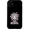 Medusa Rebel Mythology Punk Aesthetic Ic Custodia per iPhone 11 Medusa ribelle Mito Punk Femminista Estetica