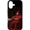 Art Pop Mobile Gallery Custodia per iPhone 17 Sad Court Jester Stancyk Seduto Polacco Rosso Fool Belle Arti
