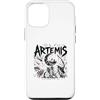 Greek Mythology Artemis Moon female Godd Custodia per iPhone 12/12 Pro Artemide Lunar Huntress Mitologia Greca Estetica