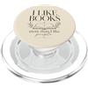 Books Over People Co Amante dei libri Lettura Bibliofilo Bookworm Lettore introverso PopSockets PopGrip per MagSafe