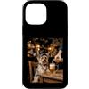 Yorkie Pub Paws Custodia per iPhone 13 Pro Max Divertente Yorkie Dog Bere Birra al Pub