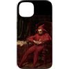 Art Pop Mobile Gallery Custodia per iPhone 13 Sad Court Jester Stancyk Seduto Polacco Rosso Fool Belle Arti