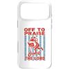 Frog Faith Revival Custodia per iPhone 17 Pro Max Fuori per lodare Dio il Signore - Divertente umorismo Christian Frog