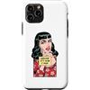 Grandio Design Funny Pop Art Gifts Custodia per iPhone 11 Pro Sarcasmo It's How I Hug Sarcastico Vintage Retro Pop Art Girl