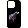 Paint Dripping Patriotic 4th of July US Custodia per iPhone 15 Pro Max Furetto Bandiera Americana USA Drip Graffiti Amante Patriottismo