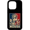 Medusa Greek Mythology Feminist Icon Pow Custodia per iPhone 15 Pro Medusa Mitologia Medusa Icona Femminista Poster