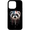 Paint Dripping Patriotic 4th of July US Custodia per iPhone 15 Pro Max Furetto Bandiera Americana USA Drip Graffiti Amante Patriottismo