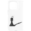 Chess Strategy Brain Sports Board Game K Custodia per iPhone 15 Pro Scacchiera con ombre drammatiche