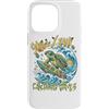 Forofo 100 Custodia per iPhone 14 Pro Max Divertente tropicale Surfing Sea Turtle Summer Beach Vacation