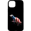 Paint Dripping Patriotic 4th of July US Custodia per iPhone 15 Plus Furetto Bandiera Americana USA Drip Graffiti Amante Patriottismo