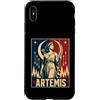 Moon female Goddess Huntress Artemis Myt Custodia per iPhone XS Max Artemide Luna femmina Dea Cacciatrice Foresta Frecce