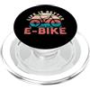 Ebike Mountainbike E-Cycle E-MTB Outfits La vita è migliore su una batteria elettrica da bicicletta E PopSockets PopGrip per MagSafe